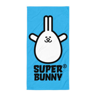 SuperBunny Bath & Beach Towel Aqua